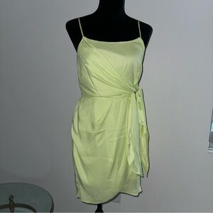 BCBGeneration Green Wrap Dress Small